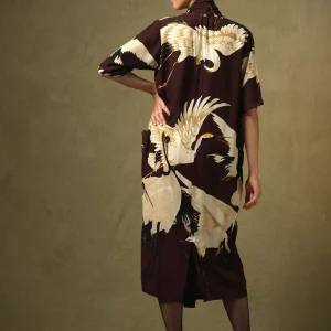 Online One Hundred Stars Stork Burgundy Rachel Dress