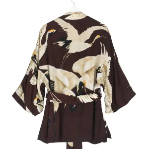 Discount One Hundred Stars Stork Burgundy Wrap Jacket