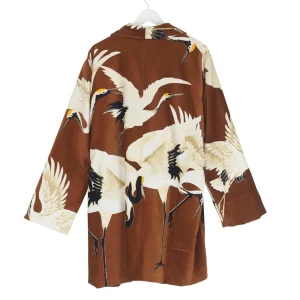 Hot One Hundred Stars Stork Cigar Velvet Boyfriend Jacket