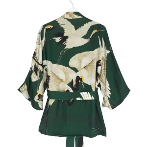 Sale One Hundred Stars Stork Forest Green Wrap Jacket