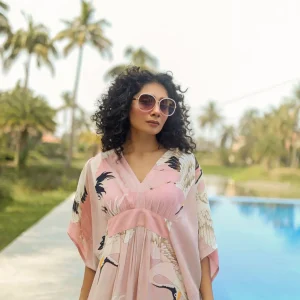 Flash Sale One Hundred Stars Stork Pink Margeux Kaftan