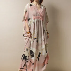 Flash Sale One Hundred Stars Stork Pink Margeux Kaftan