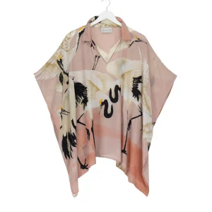 Best One Hundred Stars Stork Pink Tunic Top