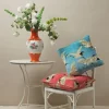 Fashion One Hundred Stars Stork Sky Square Velvet Cushion