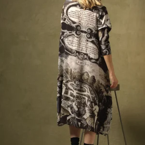 Online One Hundred Stars Sunburst Grey Asymmetric Dress
