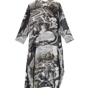 Online One Hundred Stars Sunburst Grey Asymmetric Dress