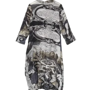 Online One Hundred Stars Sunburst Grey Asymmetric Dress