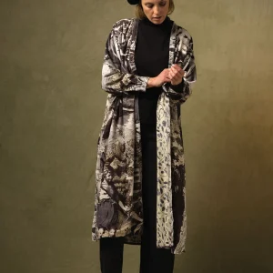 Flash Sale One Hundred Stars Sunburst Grey Velvet Duster
