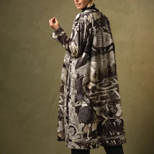 Flash Sale One Hundred Stars Sunburst Grey Velvet Duster