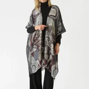 Best Sale One Hundred Stars Sunburst Grey Wool Throwover
