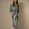 Hot One Hundred Stars Tapestry Sea Blue Rachel Dress
