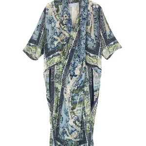 Hot One Hundred Stars Tapestry Sea Blue Rachel Dress
