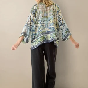 Best Sale One Hundred Stars Tapestry Sea Kimono