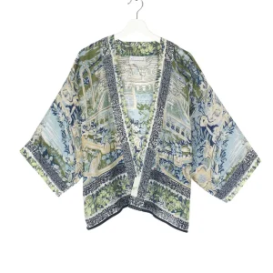 Best Sale One Hundred Stars Tapestry Sea Kimono
