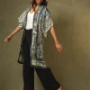 Sale One Hundred Stars Tapestry Sea Midi Kimono