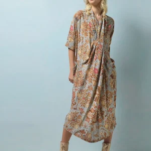 Hot One Hundred Stars Tudor Rose Grey Rachel Dress
