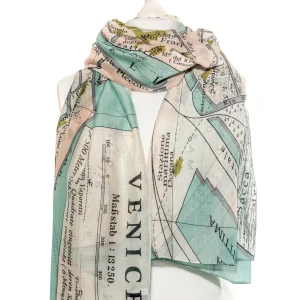 Sale One Hundred Stars Venice Map Scarf