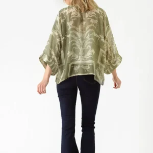 Discount One Hundred Stars Vintage Damask Sage Kimono