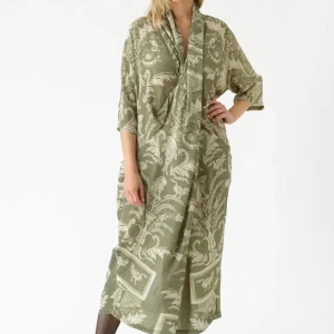 Sale One Hundred Stars Vintage Damask Sage Rachel Dress