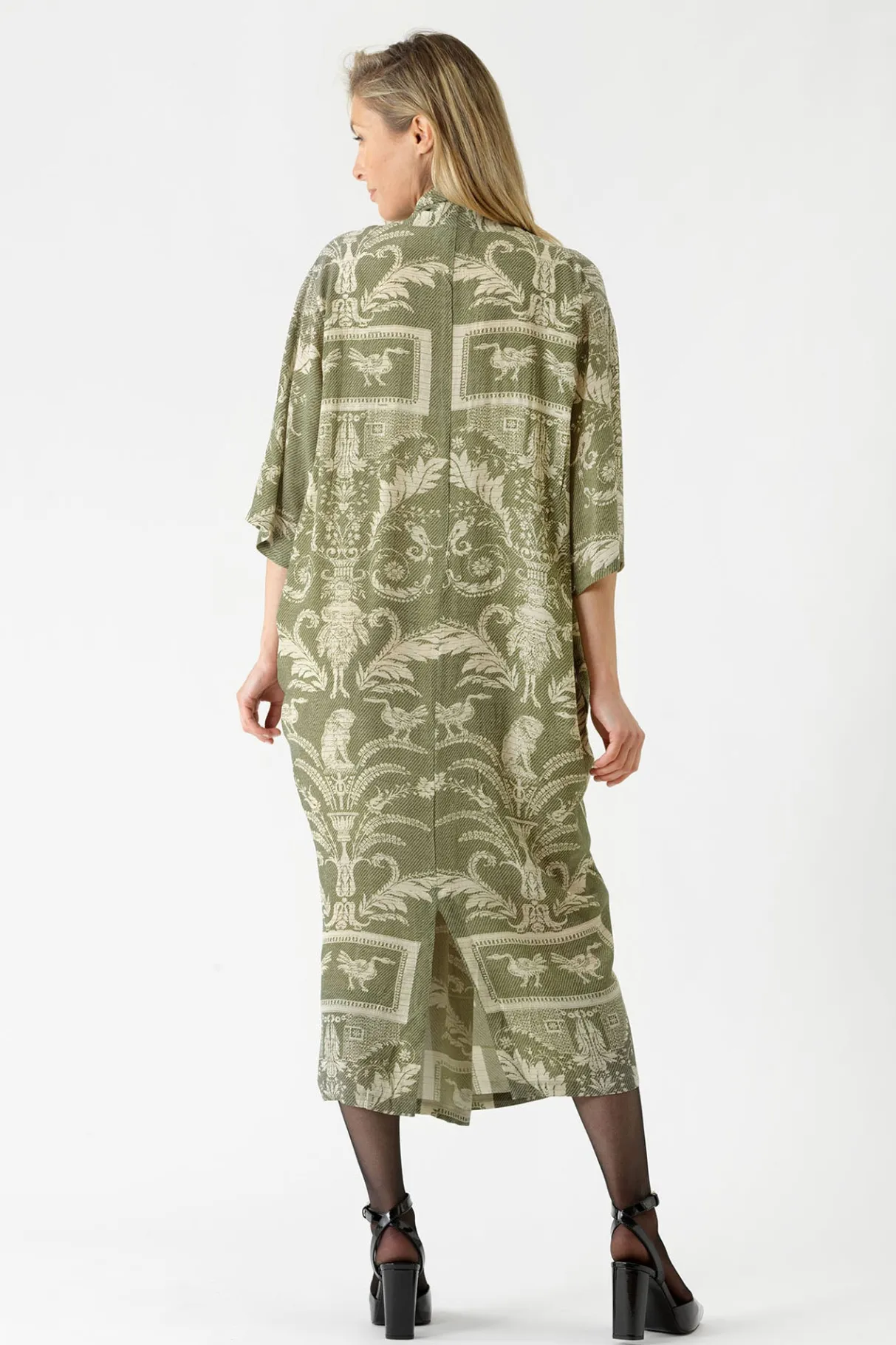 Sale One Hundred Stars Vintage Damask Sage Rachel Dress