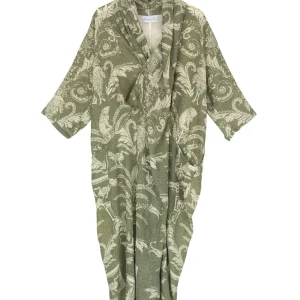 Sale One Hundred Stars Vintage Damask Sage Rachel Dress