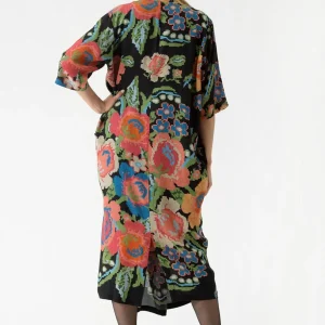 Cheap One Hundred Stars Woven Flower Black Rachel Dress
