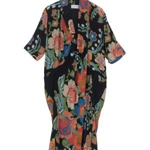 Cheap One Hundred Stars Woven Flower Black Rachel Dress